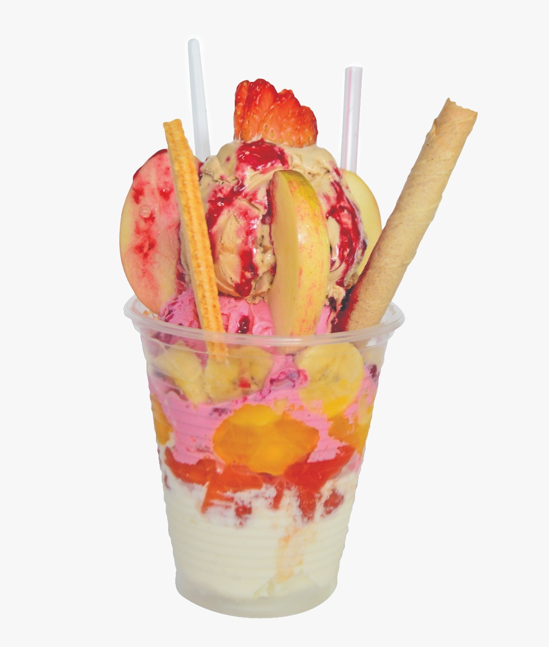 Cholado con Frutas Vaso 14 oz