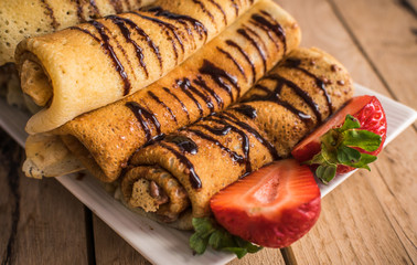 Nutella y Fresa