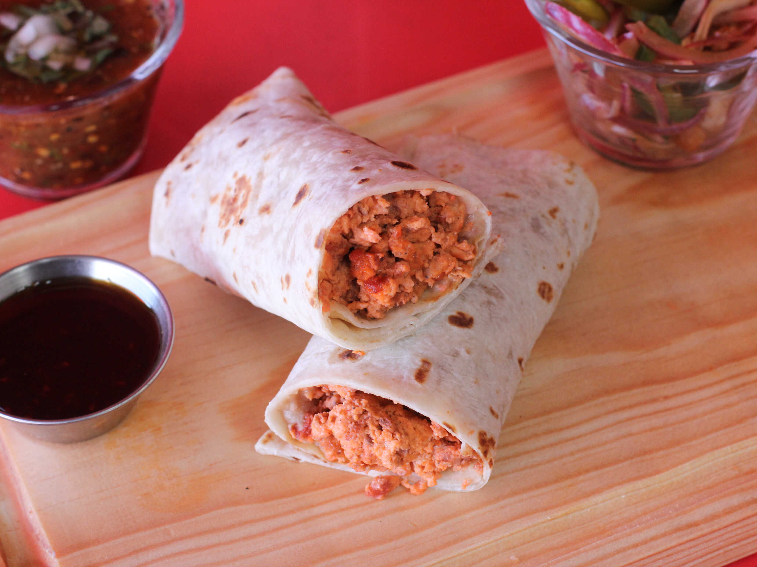Huevo con Chorizo de Harina