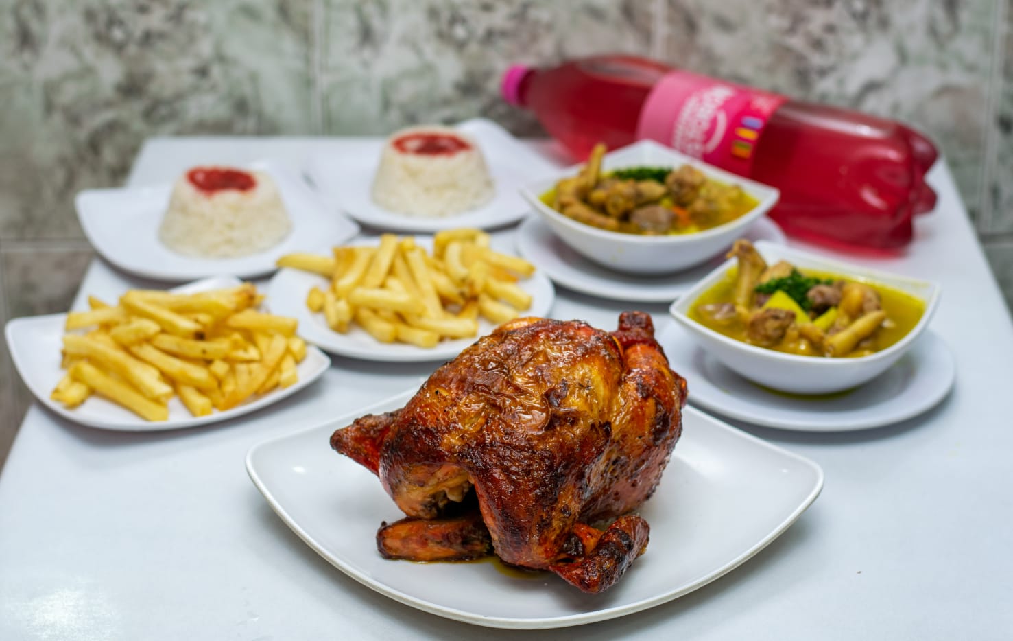 Combo  Familiar Pollo Asado + Gaseosa 1Lt