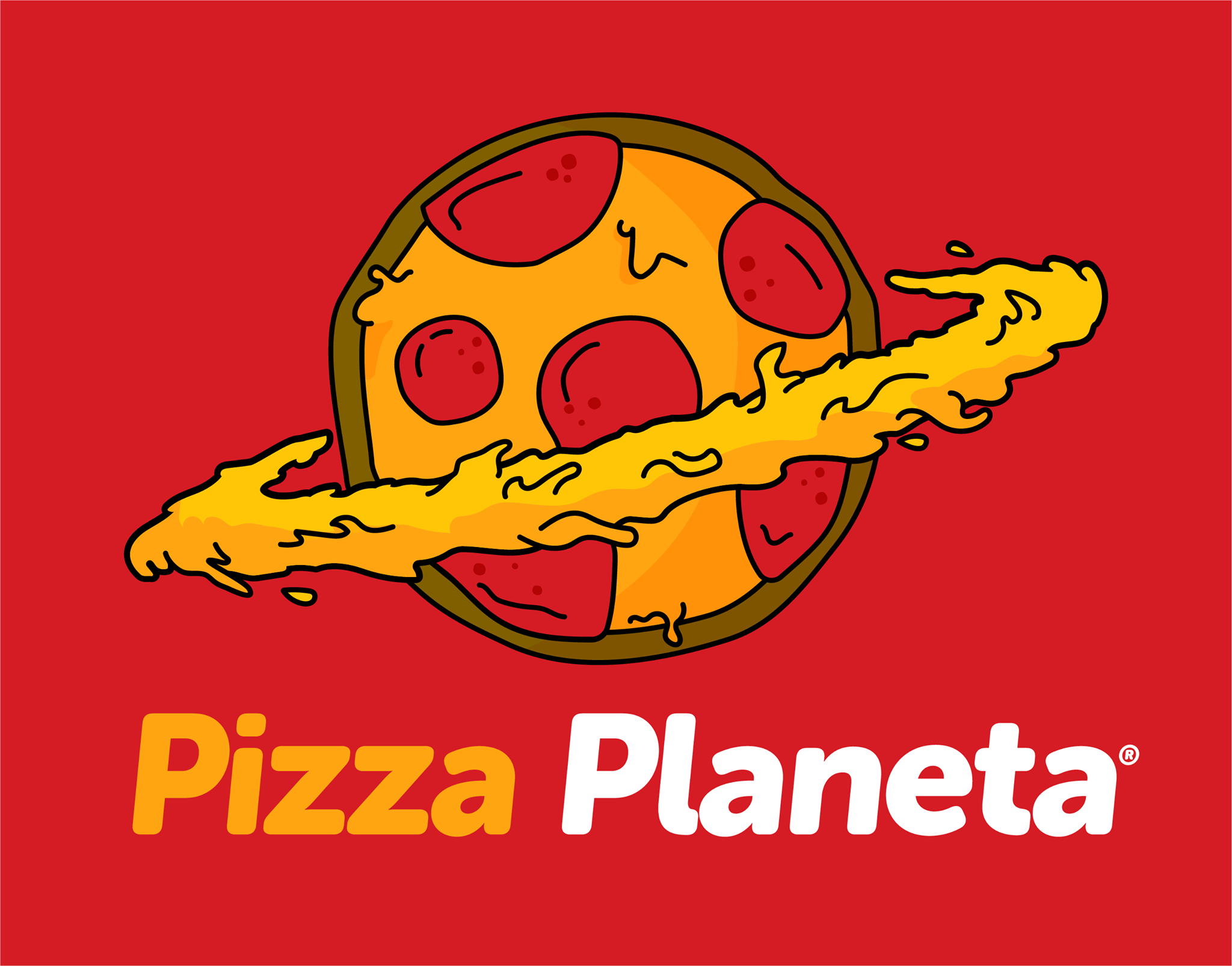 Pizza grande cometa