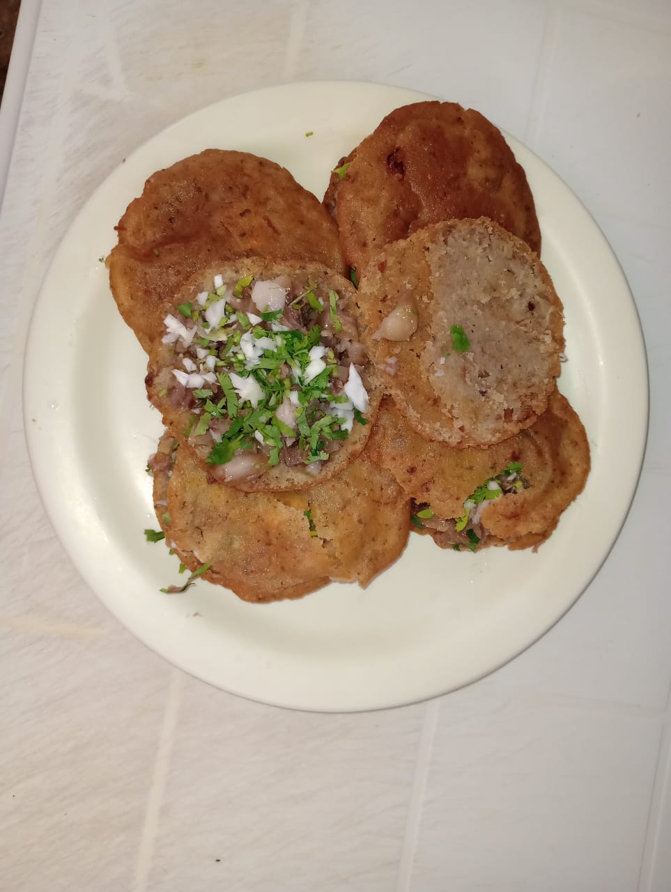 5 GORDITAS DE CARNE SURTIDA