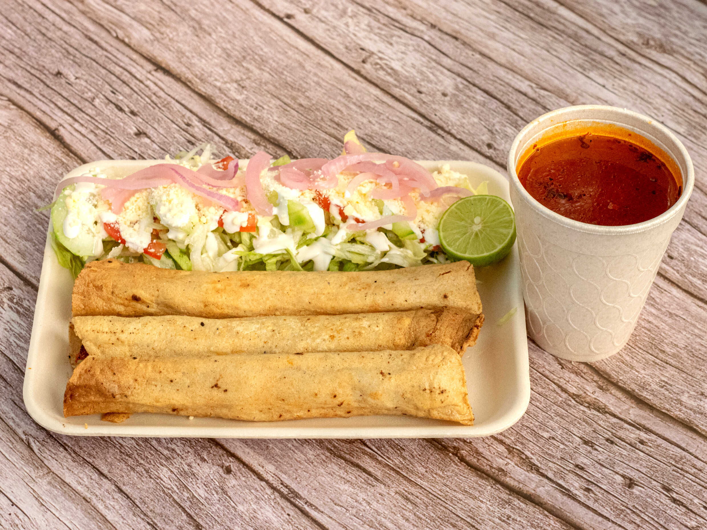 Flautas de Pollo (3 Pzas)