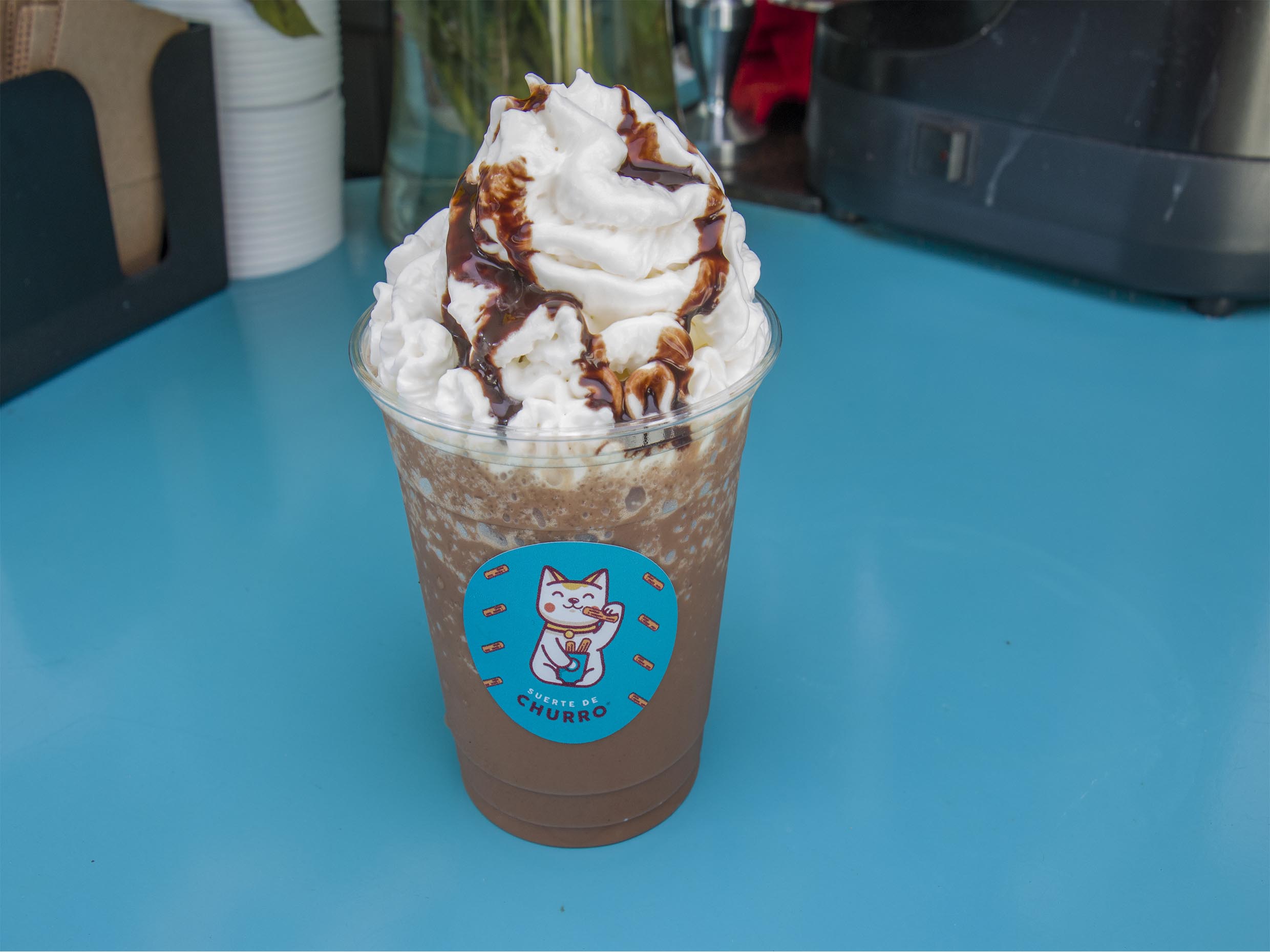 Frapuccino Moka con Mini Churritos