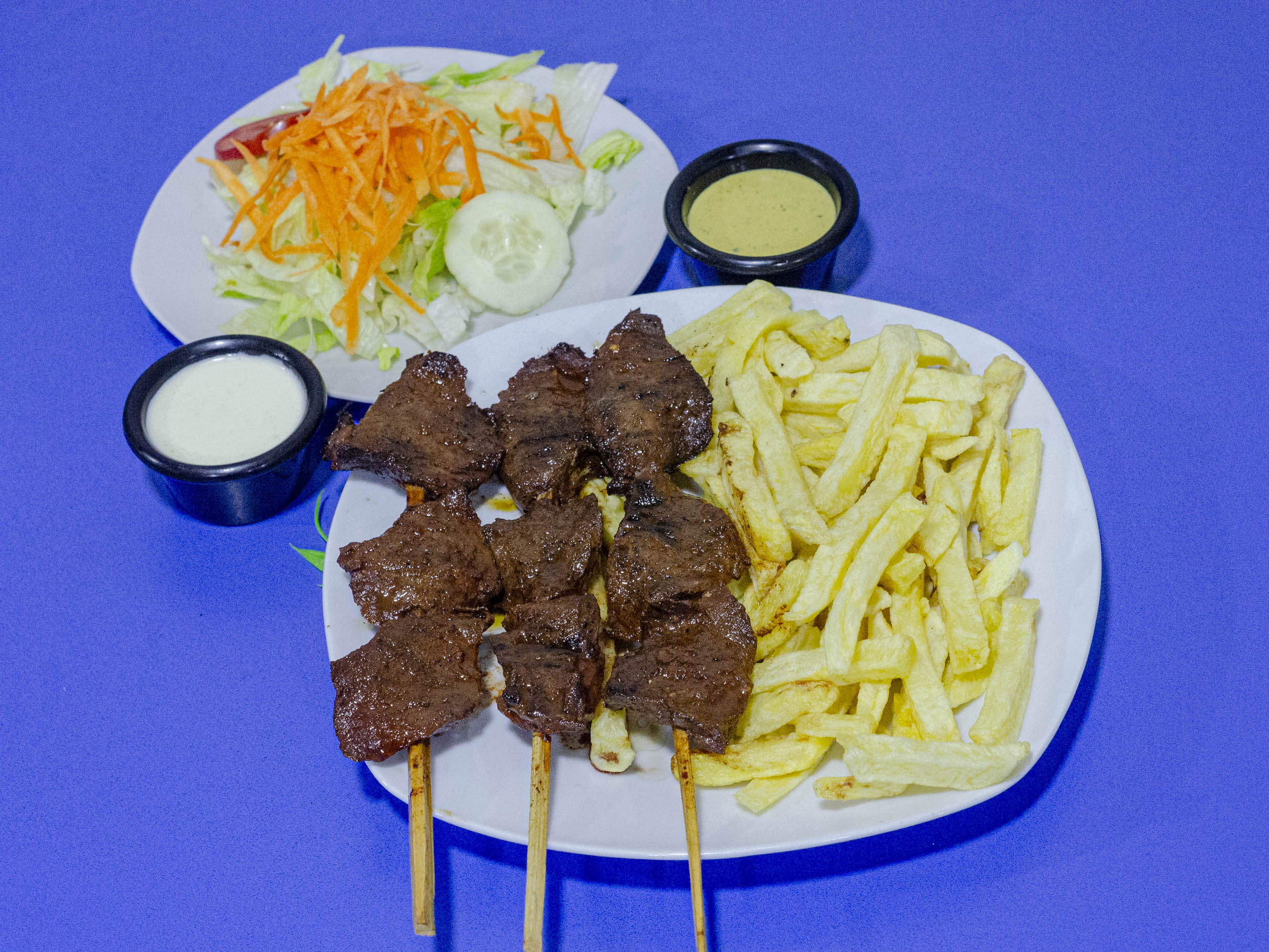 Anticuchos de Corazón de Res 3 uds