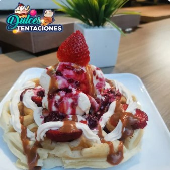 Wafles Frutos Rojos