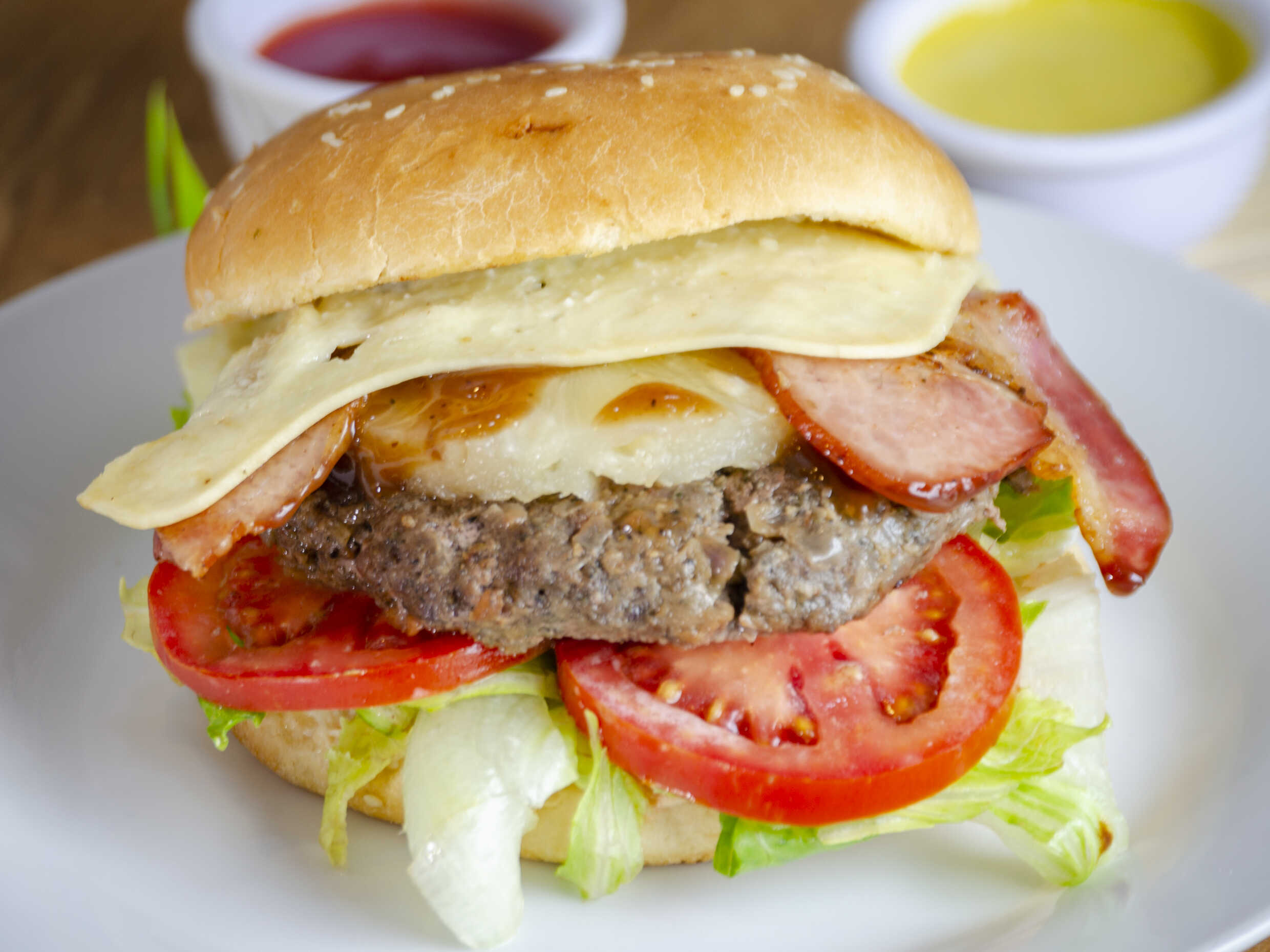 Hamburguesa Hawaiana