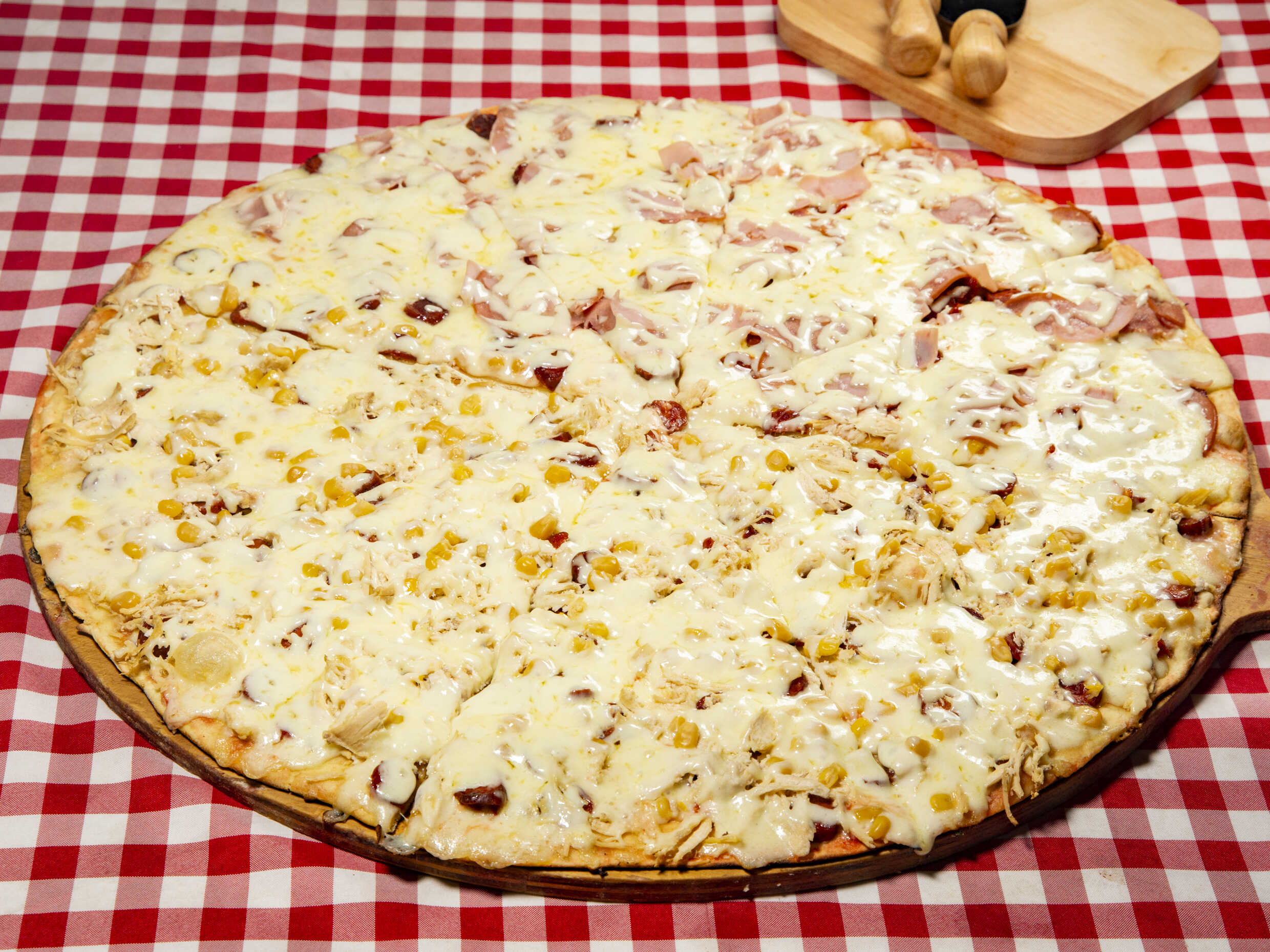 Pizza 3 Carnes Grande