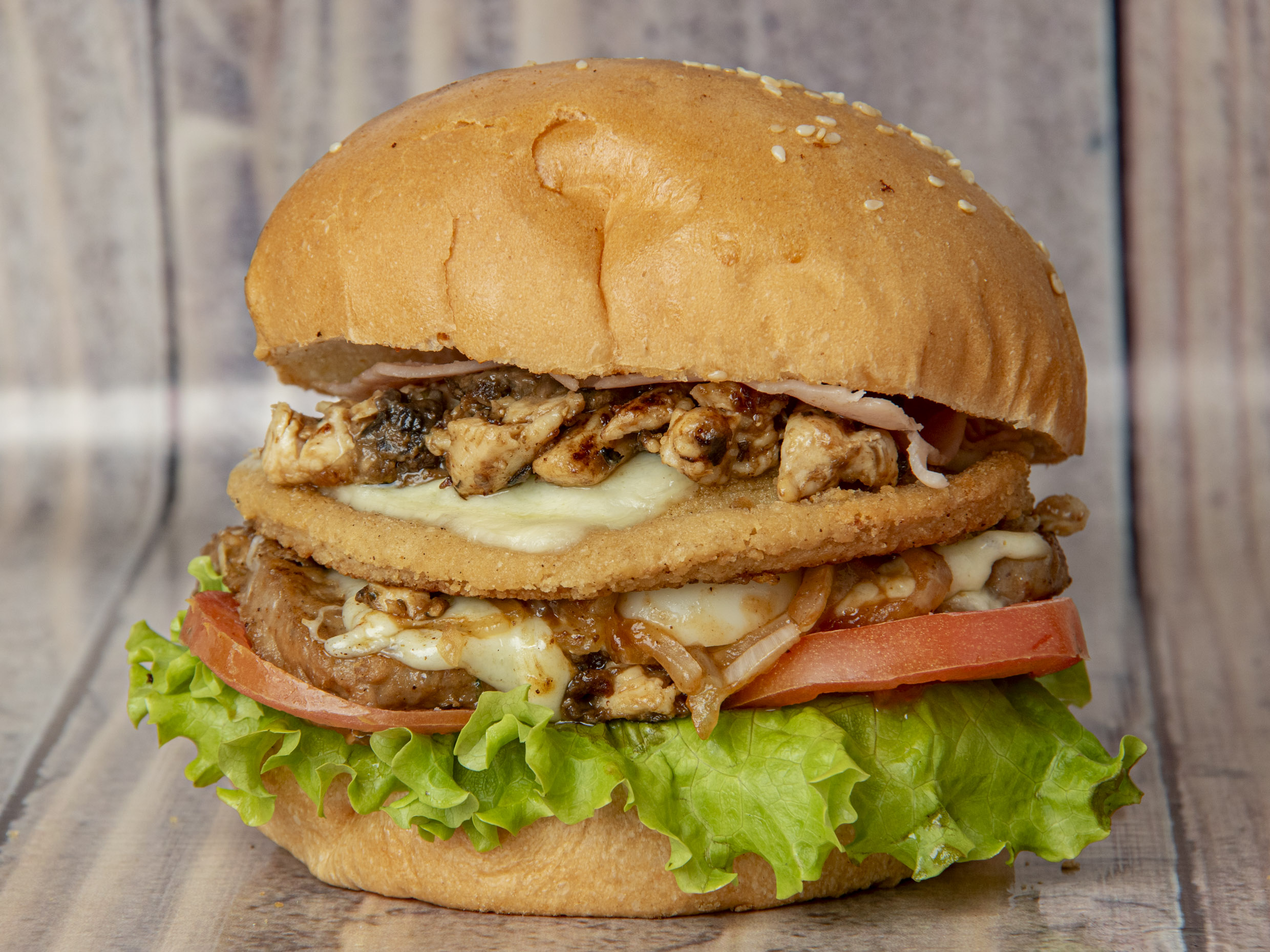 Hamburguesa Especial Doble Mixta
