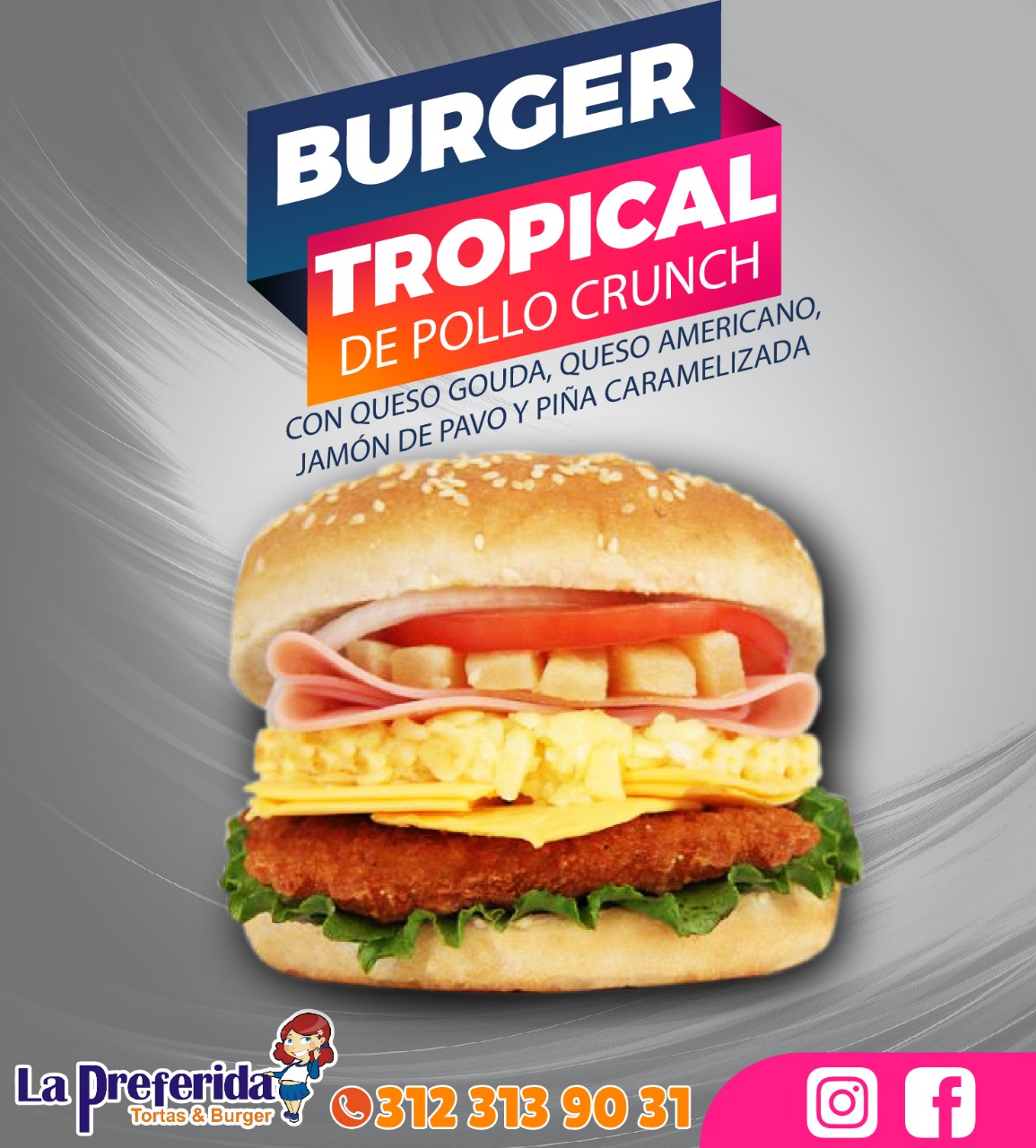 BURGER TROPICAL
