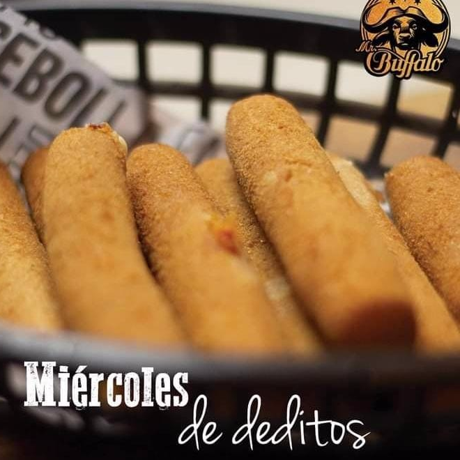 Alas x 6 más 2 Dedos de Queso Gratis