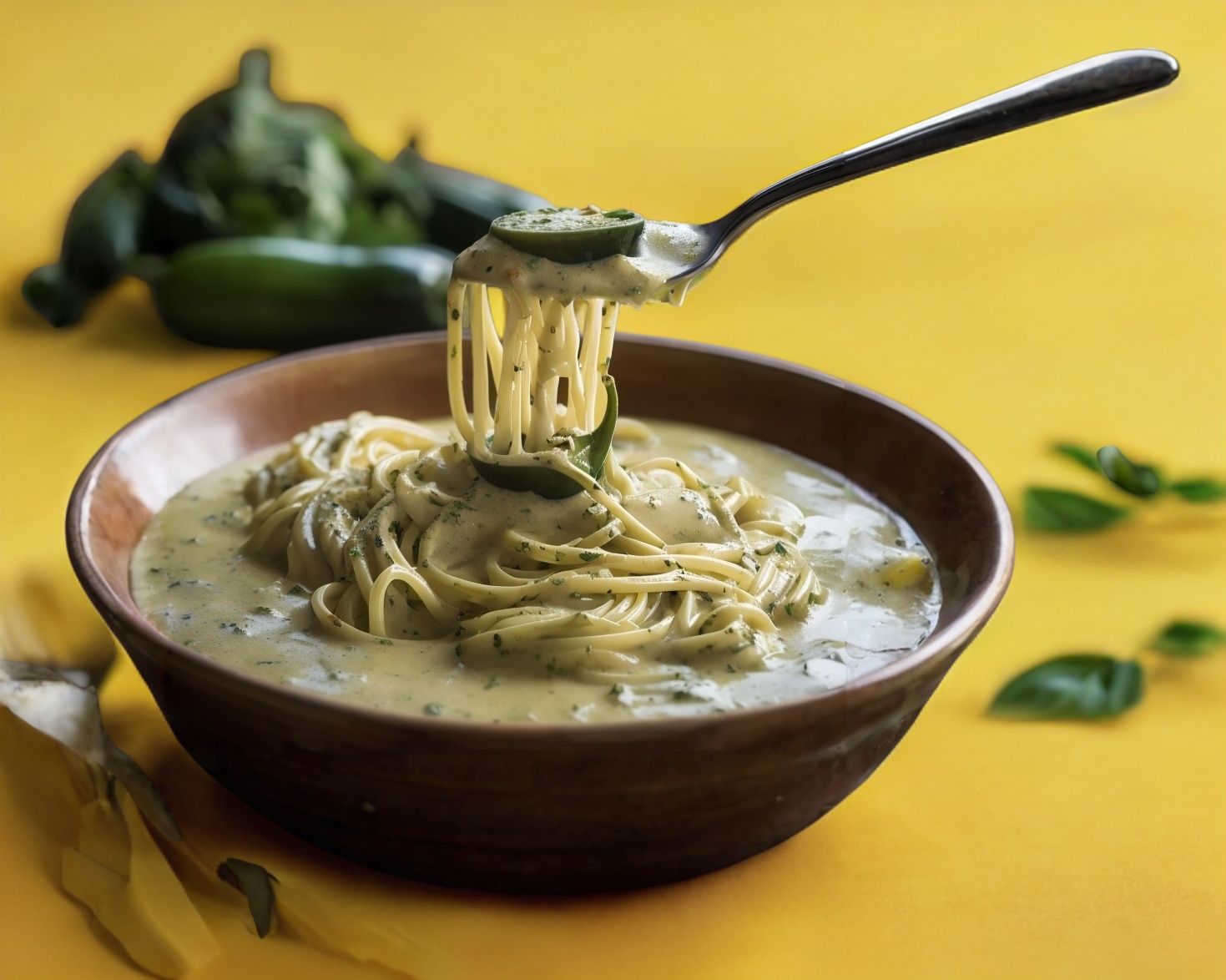 Pasta Cremosa de Chile Poblano