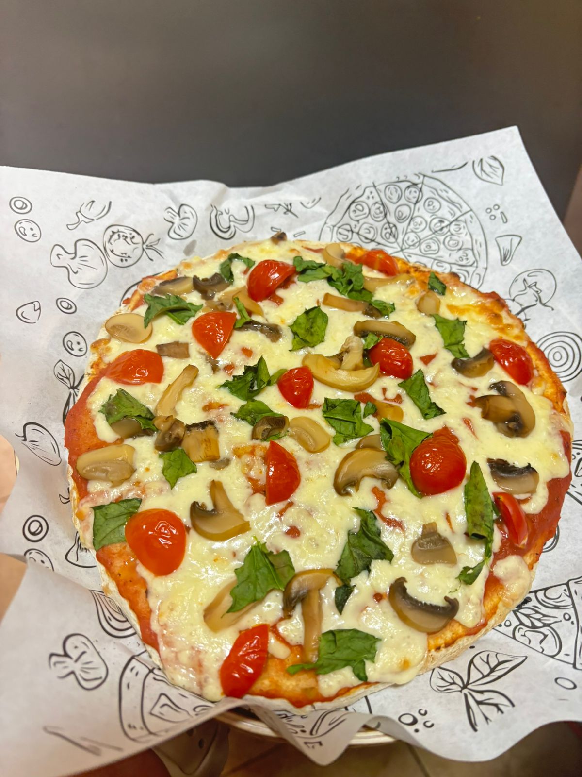 Pizza Vegetariana Familiar