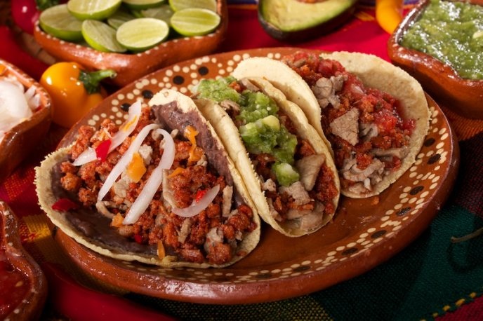 Taco con Chuleta en BBQ