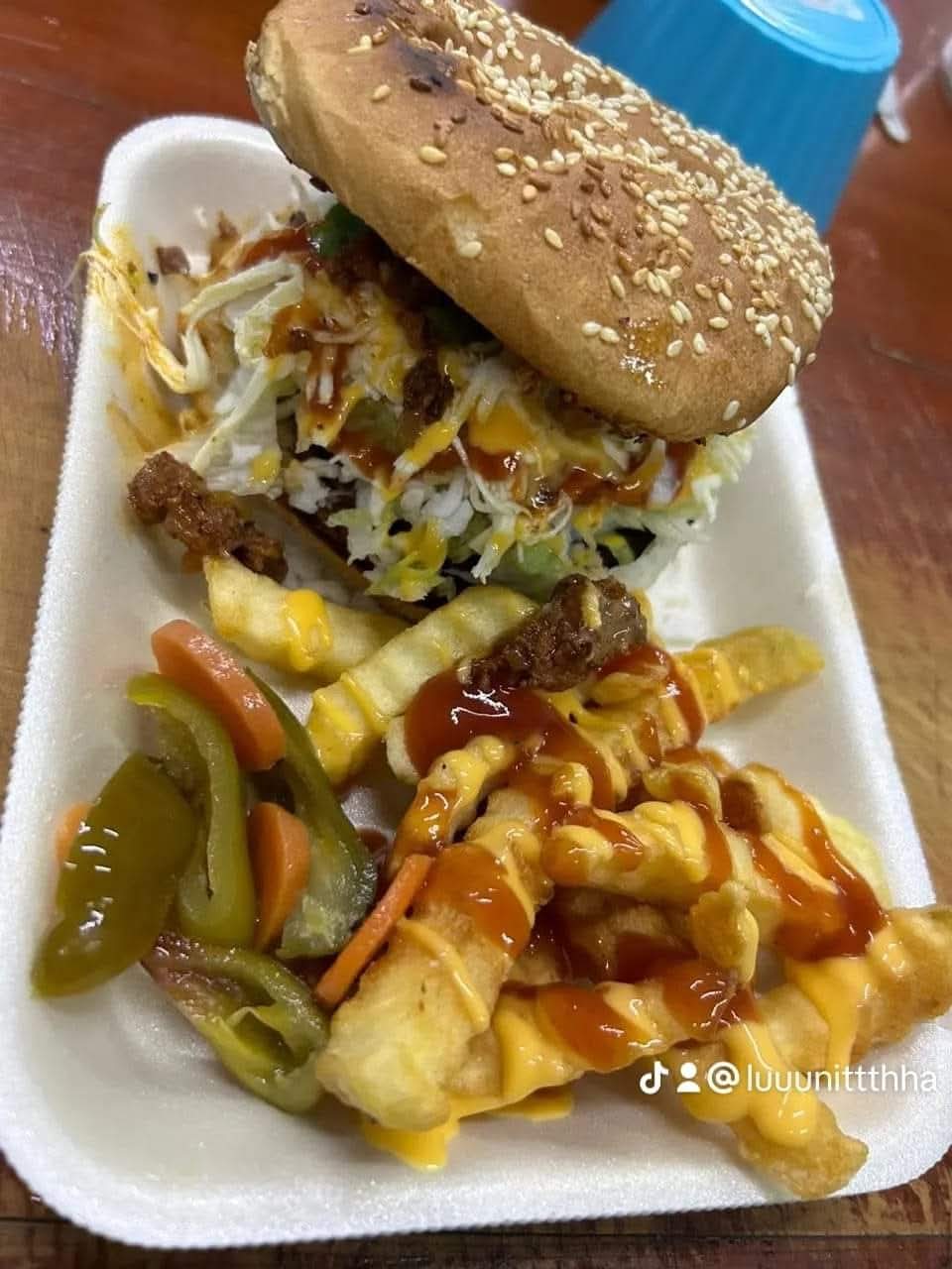 Hamburguesa con Papas