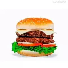 Combo de Hamburguesa Doble Carne + Papas +Bebida