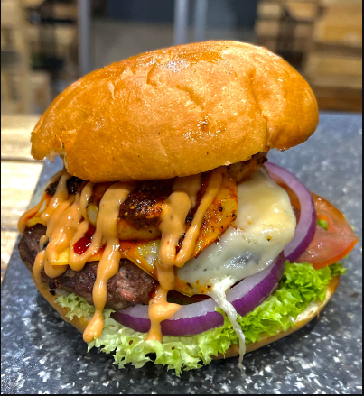 Hamburguesa Mar y Tierra