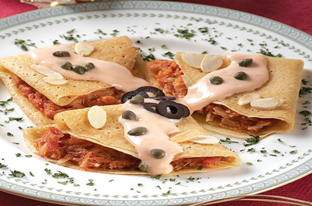 Crepa de Jamón con Queso
