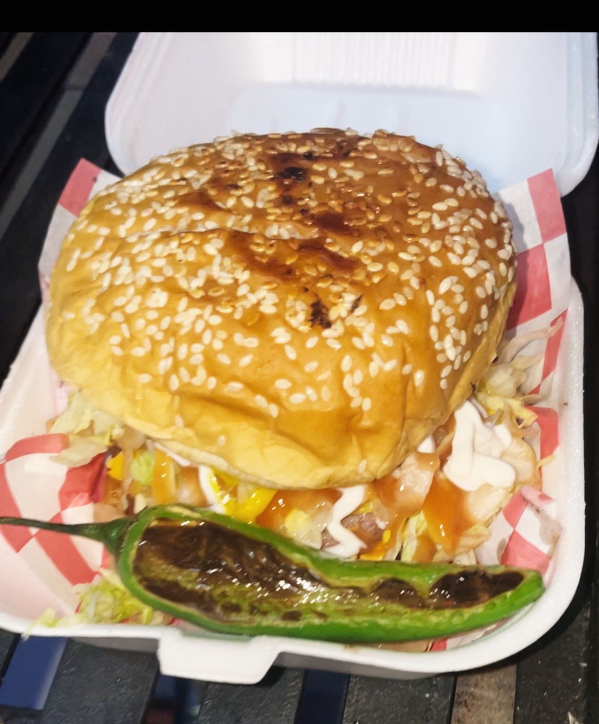 Hamburguesa con tocino
