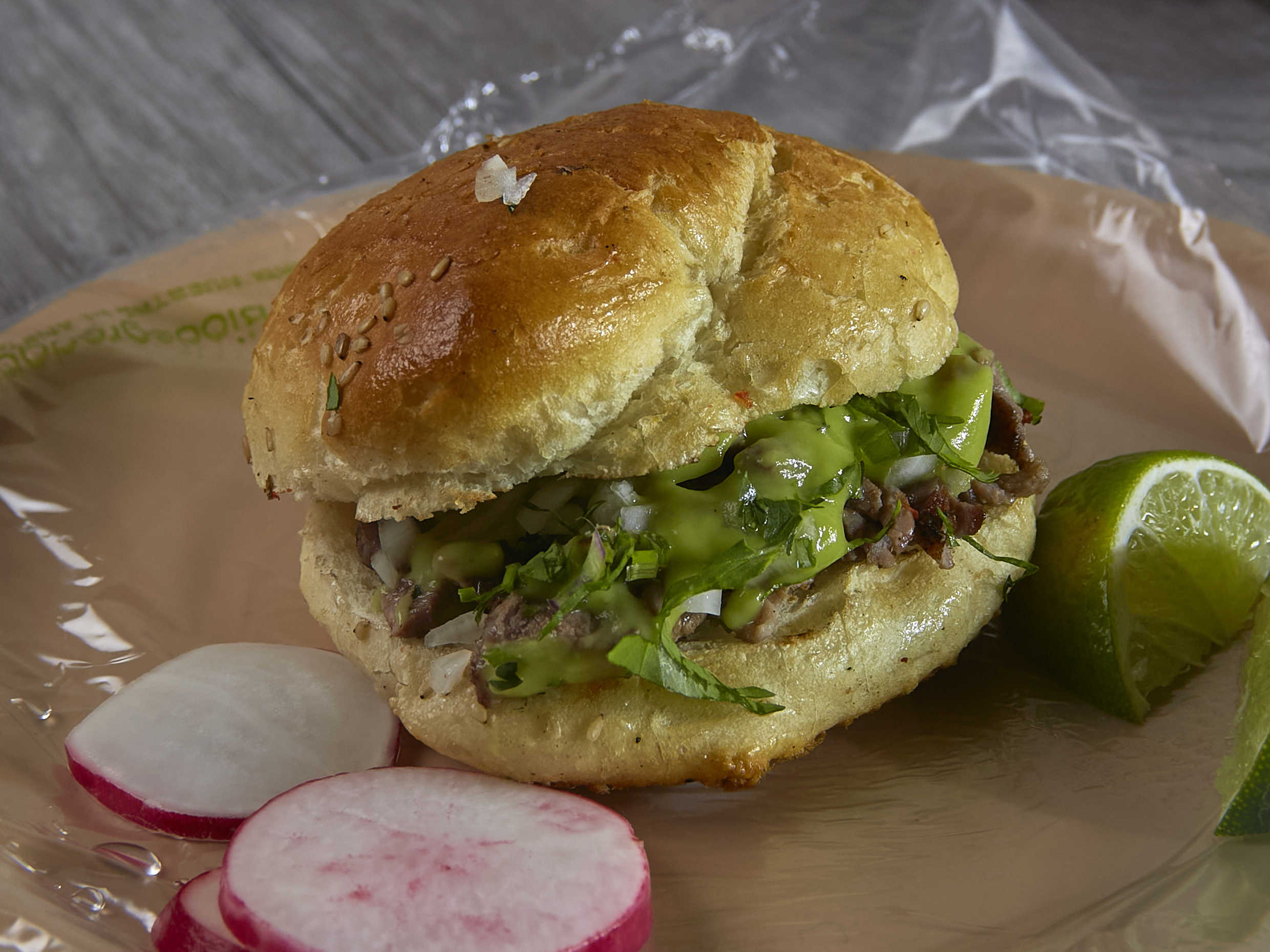 Cemita Súper (Arrachera o Argentino)