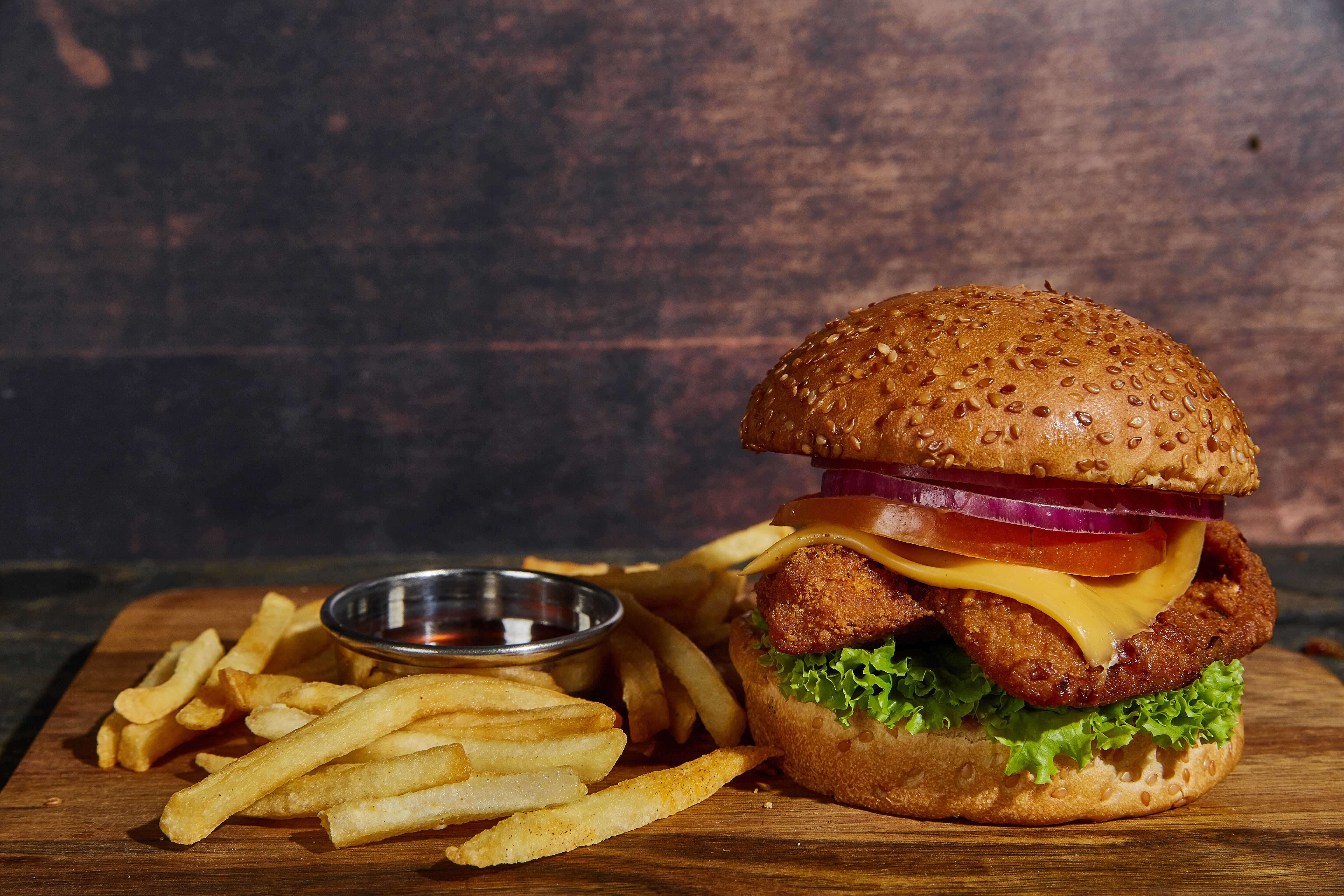 Hamburguesa De Pollo Crispy
