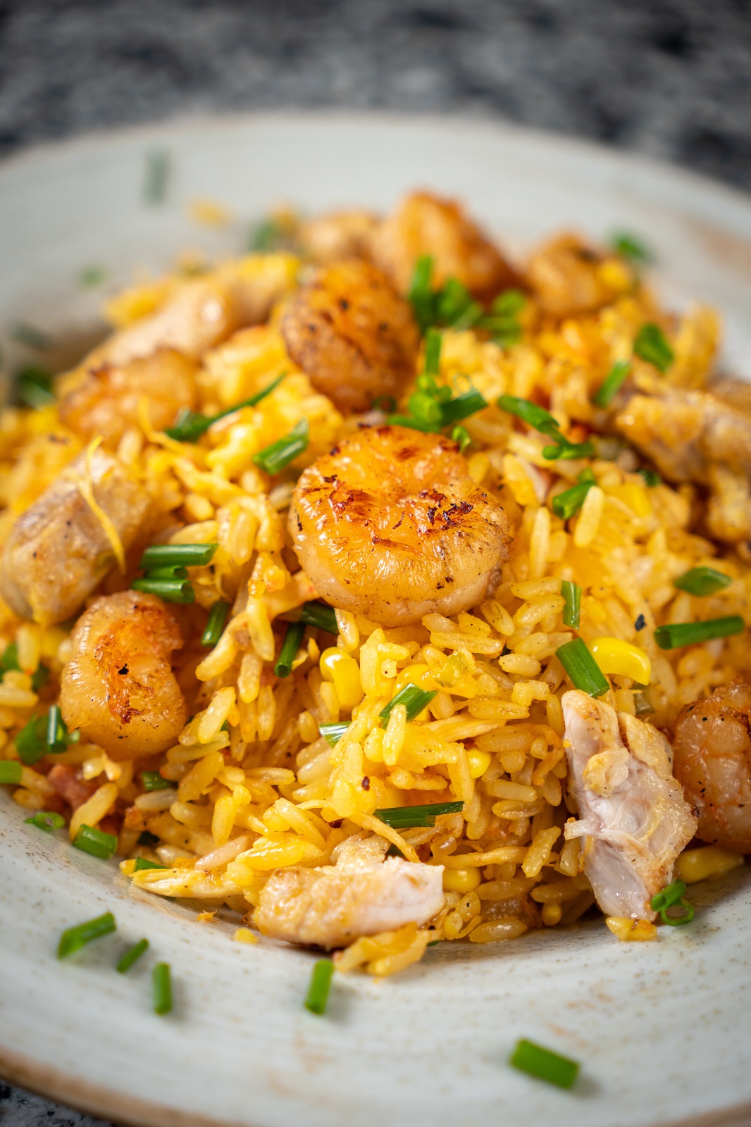Arroz Tipico Pollo Camaron, Grande.