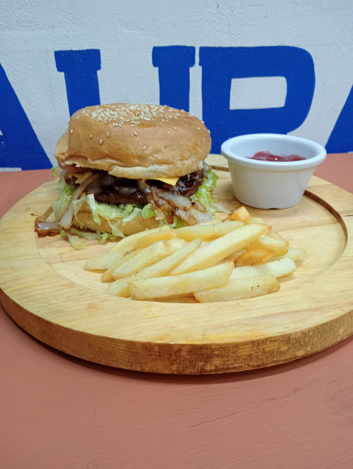 Hamburguesa sabor BQB