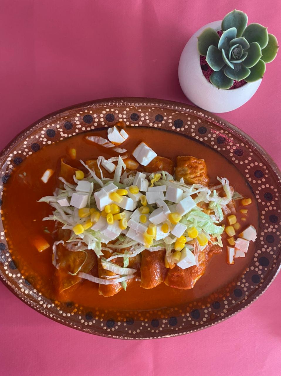 Enchiladas de Calabaza