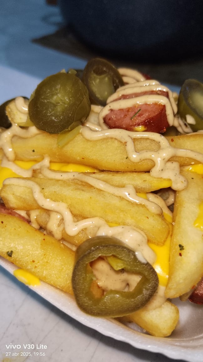 Papas con Salchicha para Asar