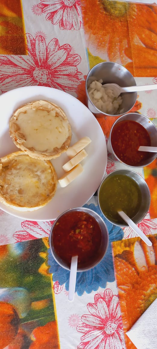 Pellizcada con Queso y Mantequilla