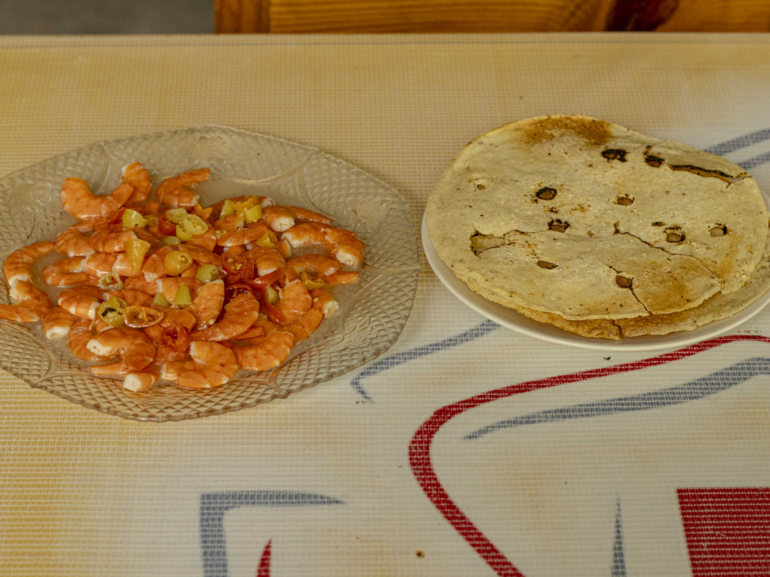 Camaron Seco en Aguachile
