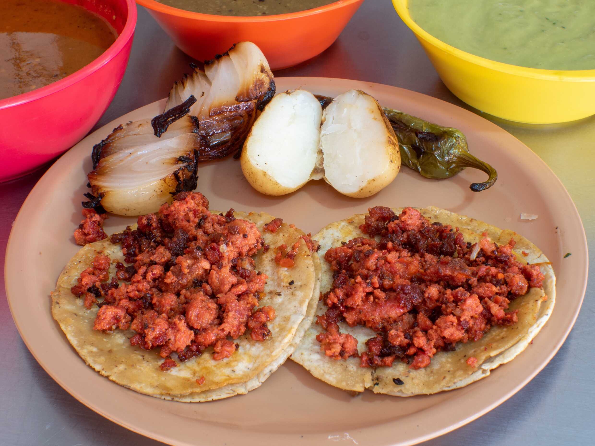 Taco de Chorizo