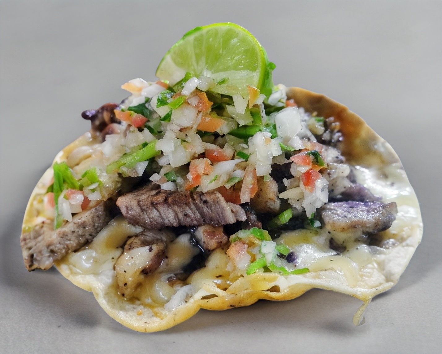 Volcan de carne asada