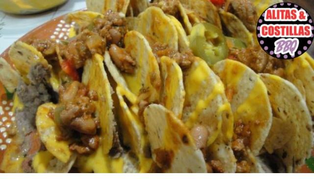 Nachos con carne