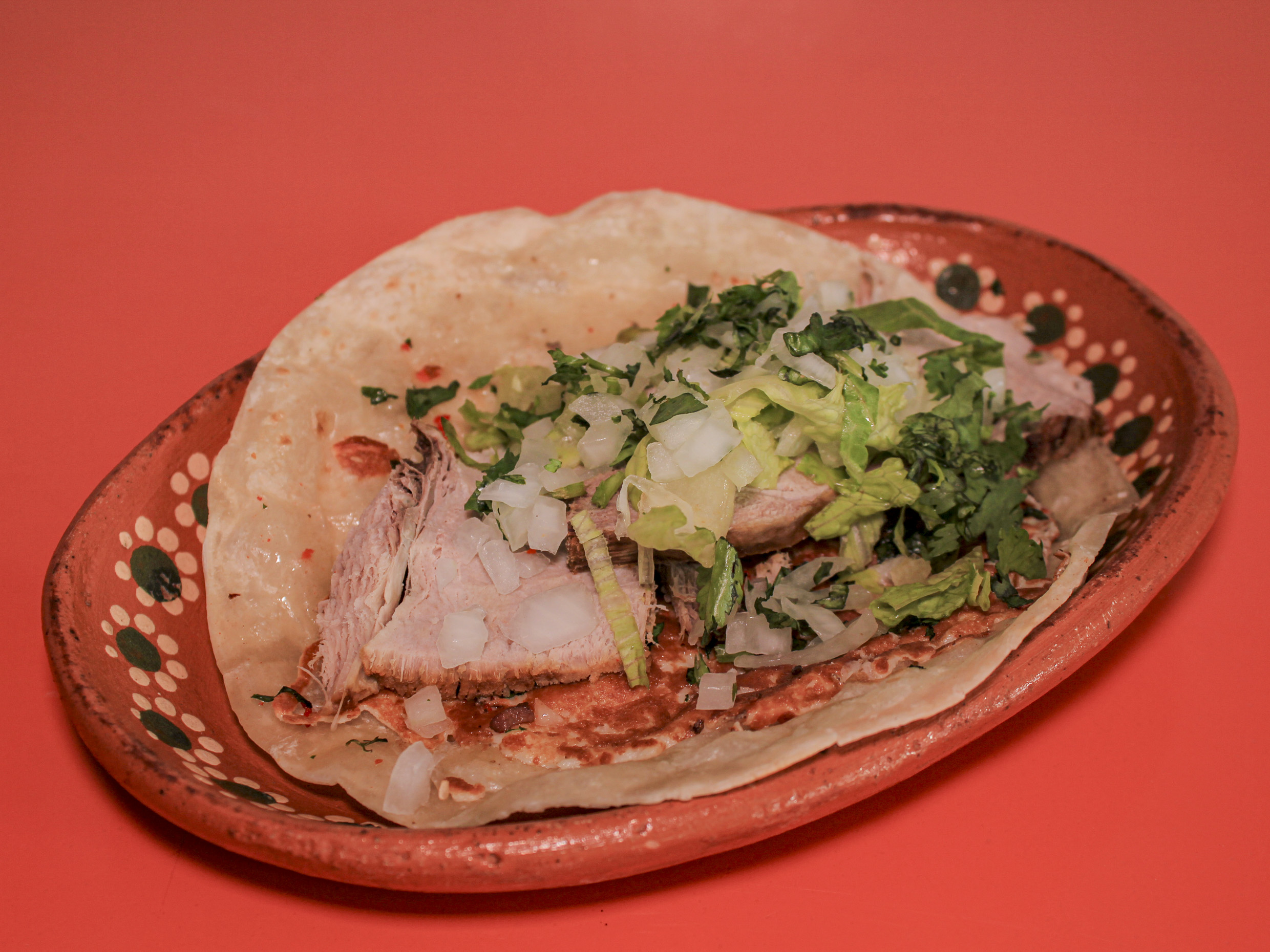 Quesadilla de harina de pierna