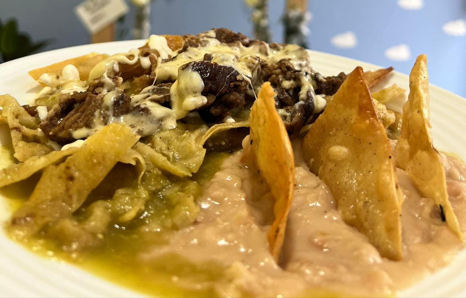 Combo-Chilaquiles con asada+Cocacola