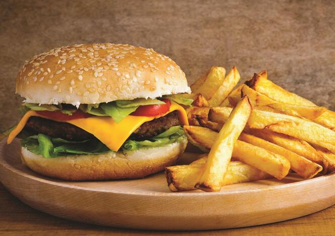 Hamburguesa Mediana + Papas