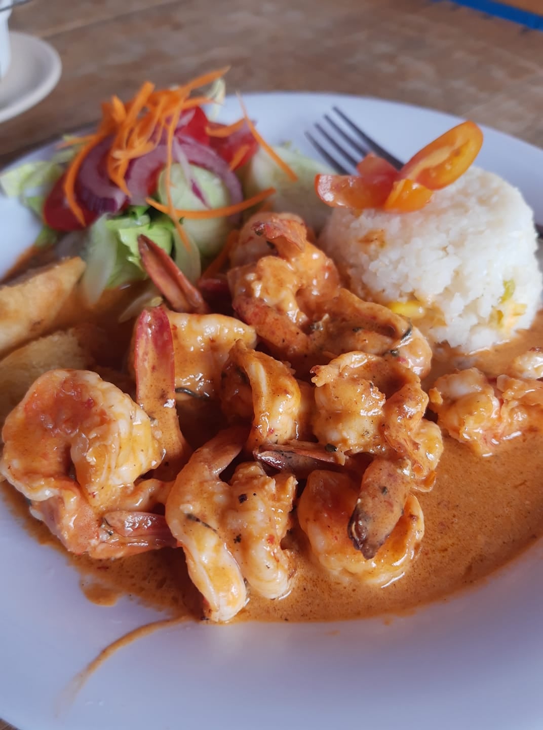 Kilo de Camarones a la Crema de Chipotle
