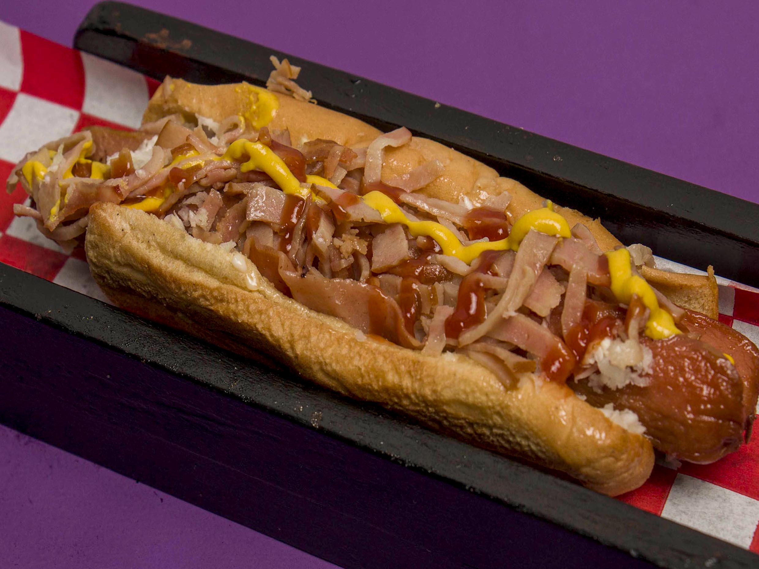 HotDog Con Salchicha Jumbo De Pavo