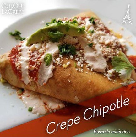 Crêpe Chipotle de Carne Mechada