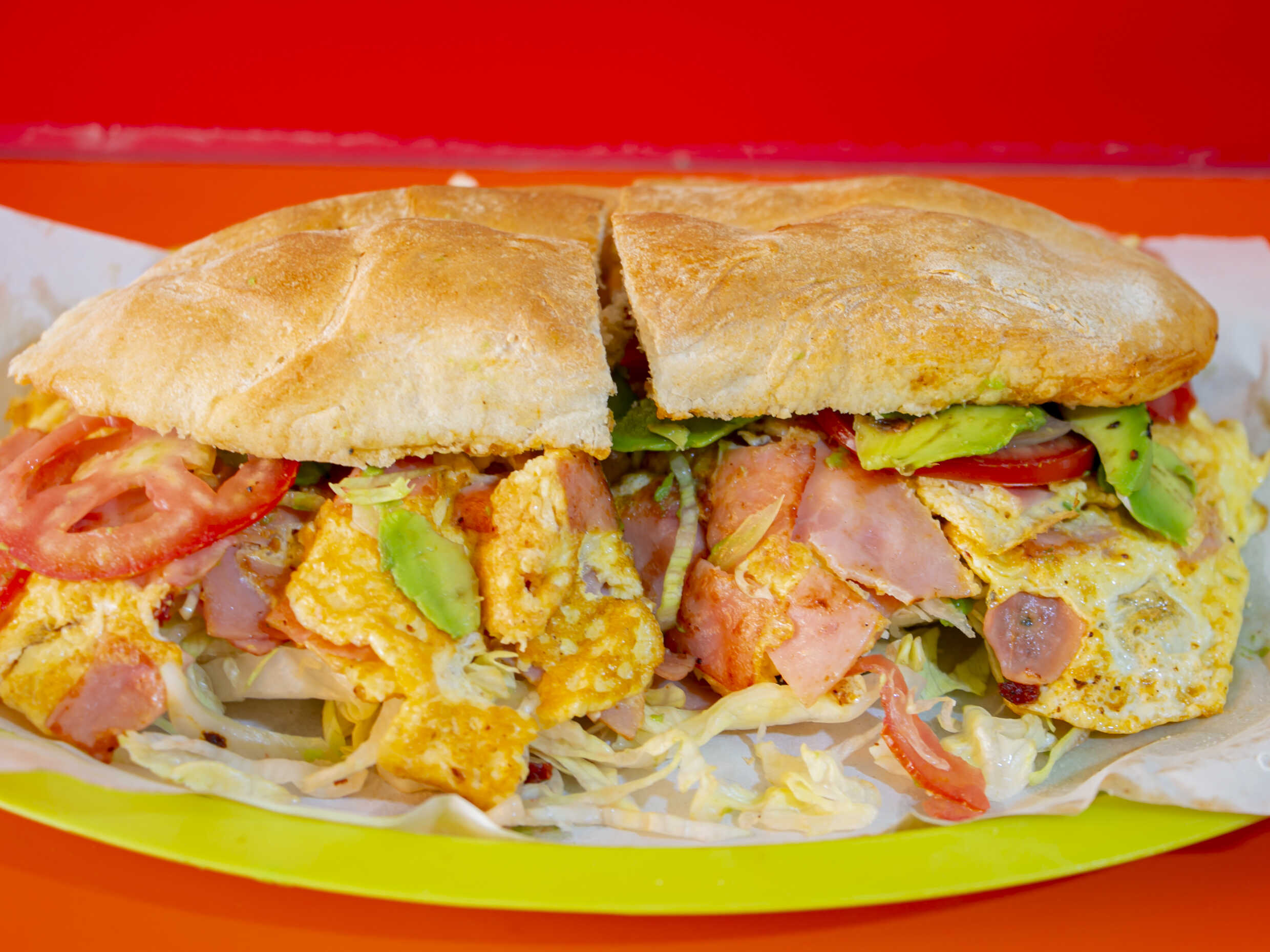 TORTA DE JAMÓN CON HUEVO