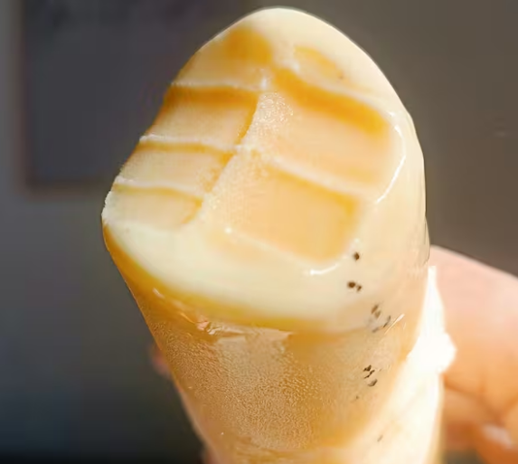 O azedinho do maracujá misturado ao leite. Uma delícia!!