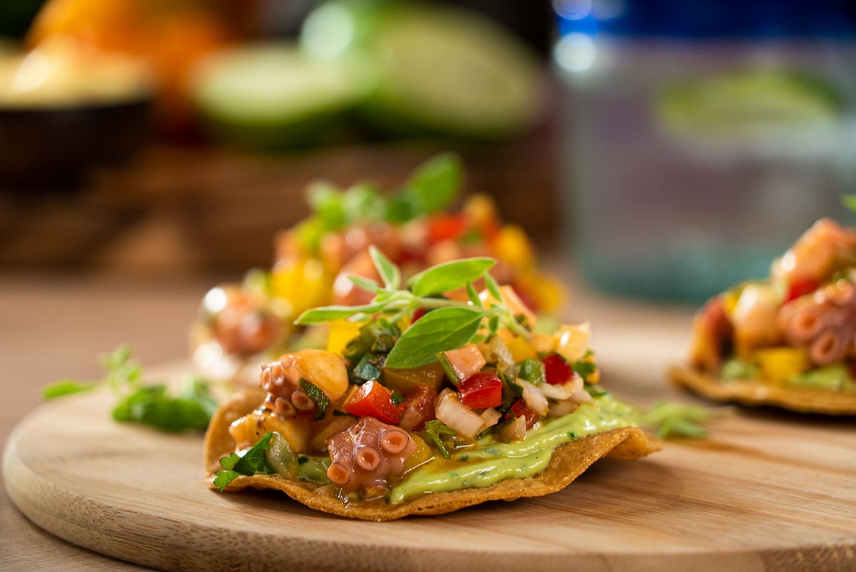 Tostada de Pulpo