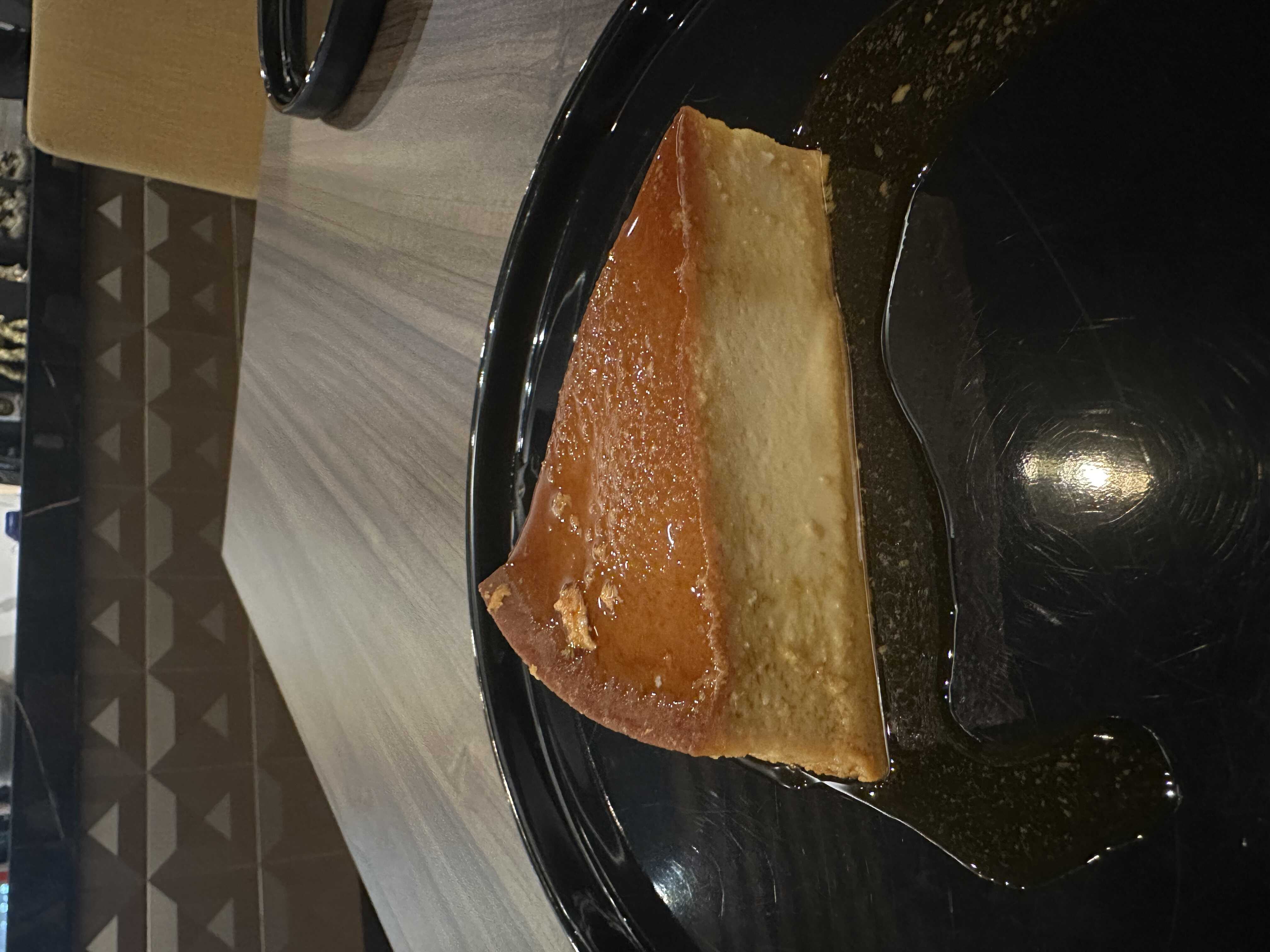 Rebanada de Flan Casero
