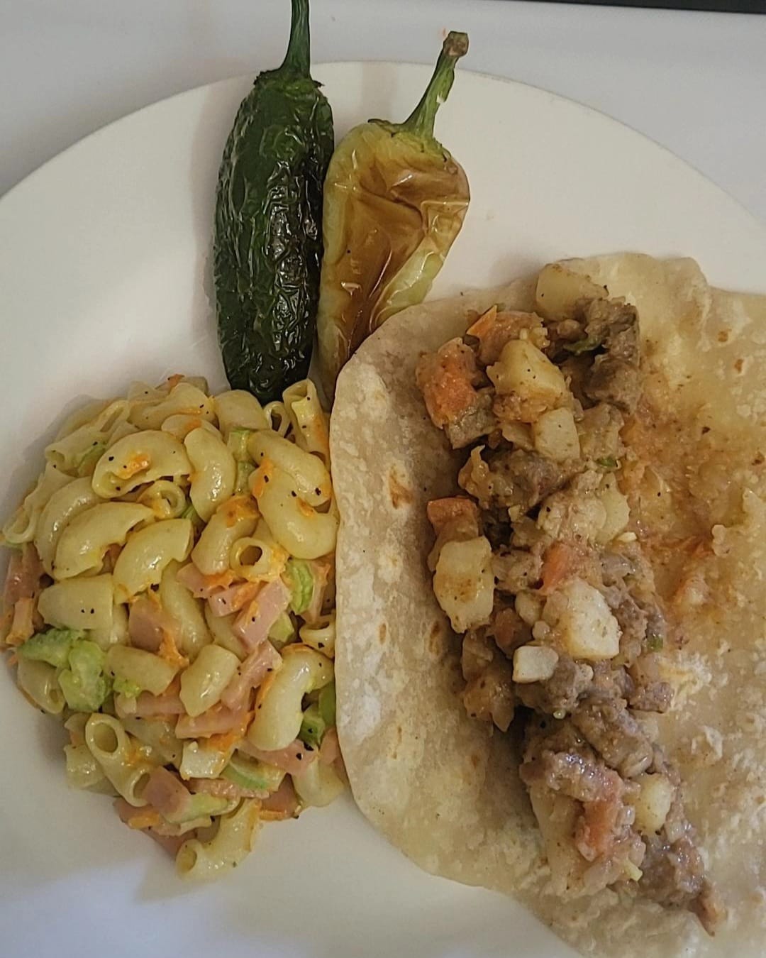 Taco de Bistek Ranchero