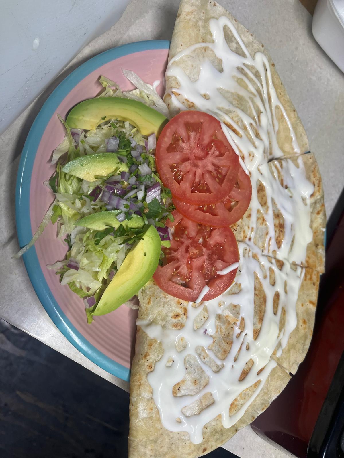Una Gran Quesadilla de Harina