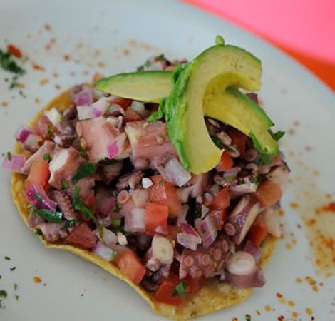 Tostadas de Mariscos
