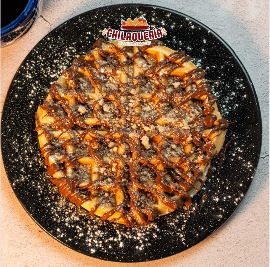 Waffle Nutella Mazapán