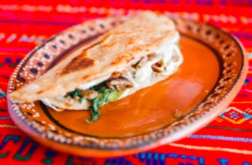 Quesadilla de Champiñones.
