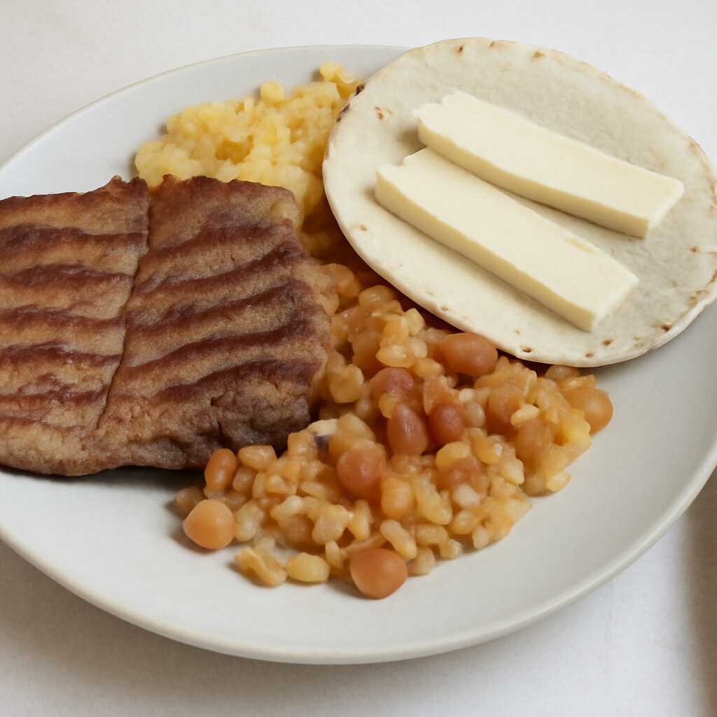 Calentado con Carne al Gusto